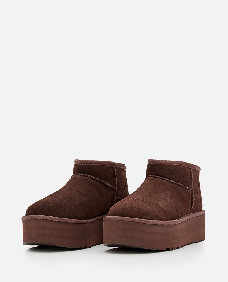 Shop Ugg W Classic Ultra Mini Platform In Brown