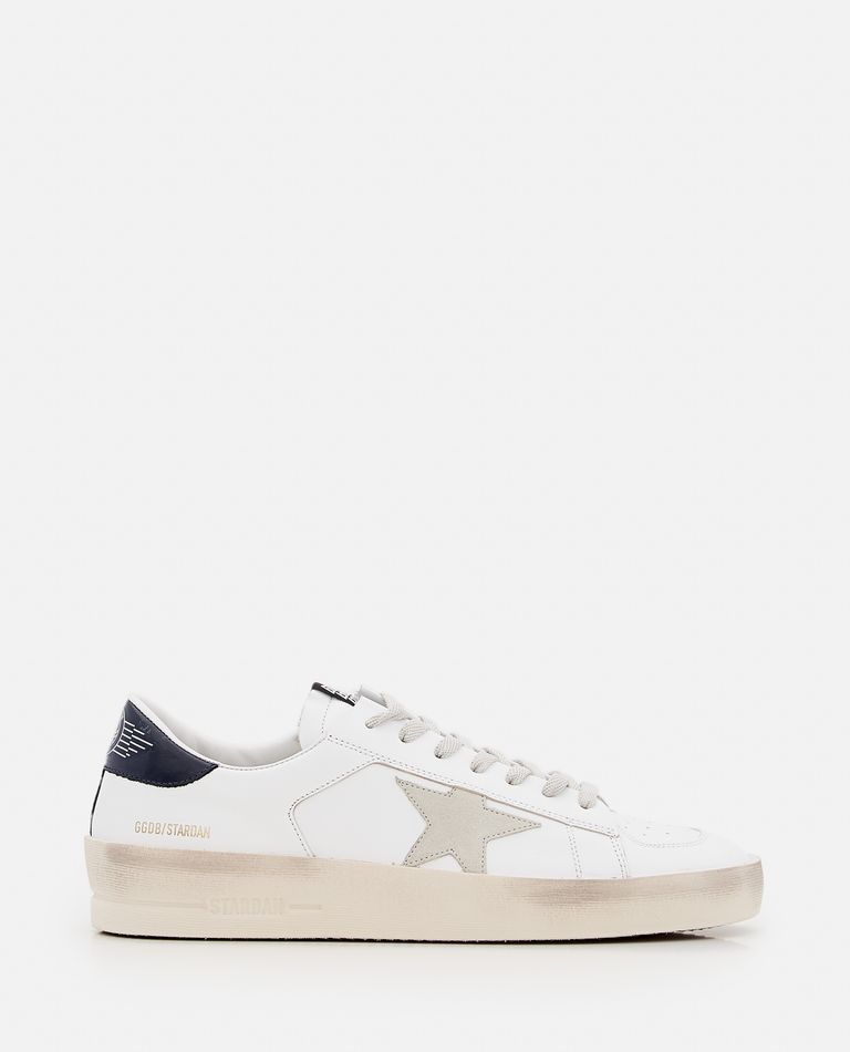 MEN'S SUPERSTAR LEATHER WHITE AND BLACK SNEAKERS for Men - Golden Goose |  Biffi