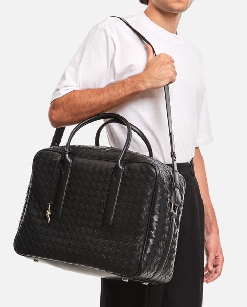 Bottega Veneta Men's Leather Work Bag