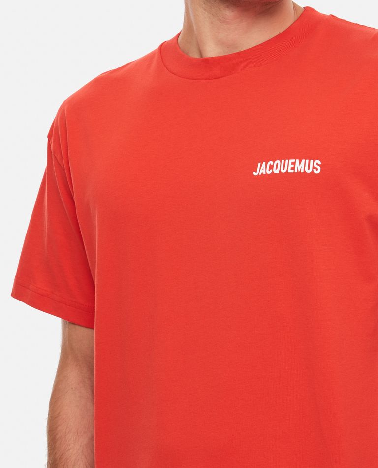LE T-SHIRT JACQUEMUS COTTON LOGO T-SHIRT for Men - Jacquemus