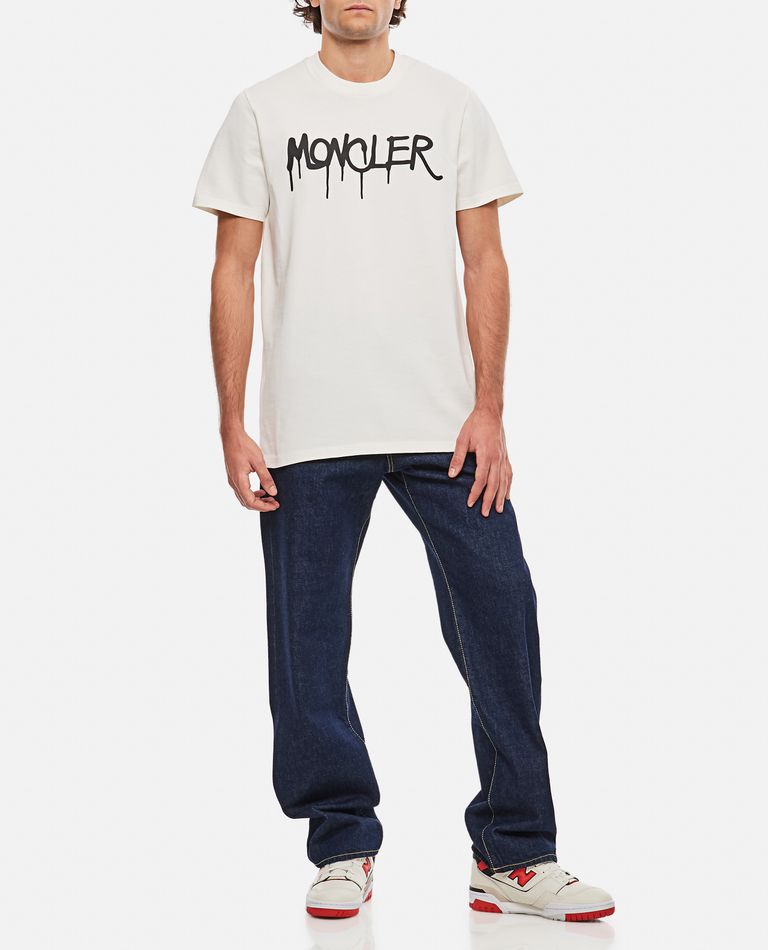 Moncler  ,  Cotton T-shirt  ,  White M
