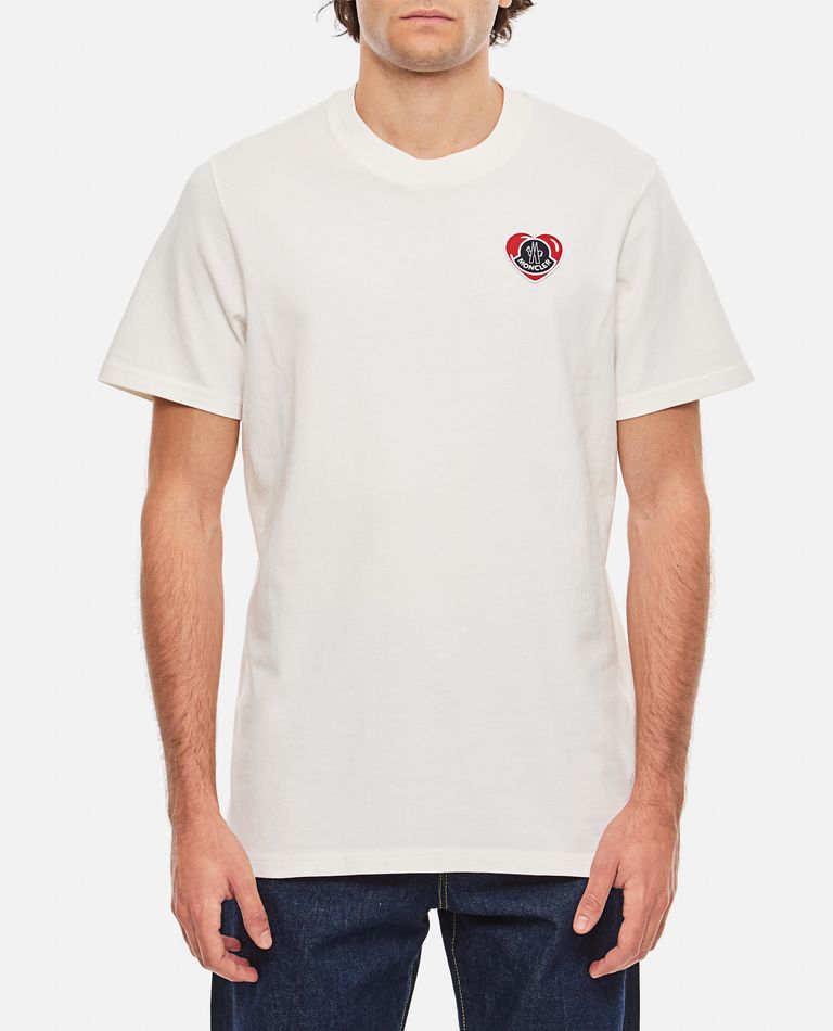 Moncler  ,  Short Sleeve T-shirt  ,  White L