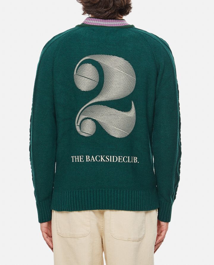 Backside Club - CABLE KNIT CREWNECK SWEATER_3