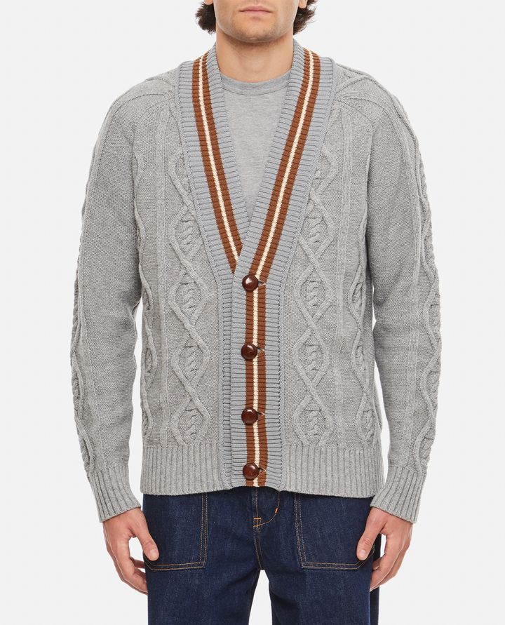 Backside Club - CARDIGAN CABLE KNIT_1