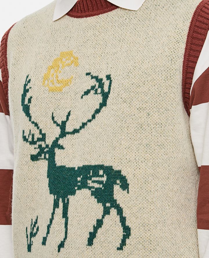 Chateau Orlando - STAG CREWNECK VEST MOHAIR WOOL_4