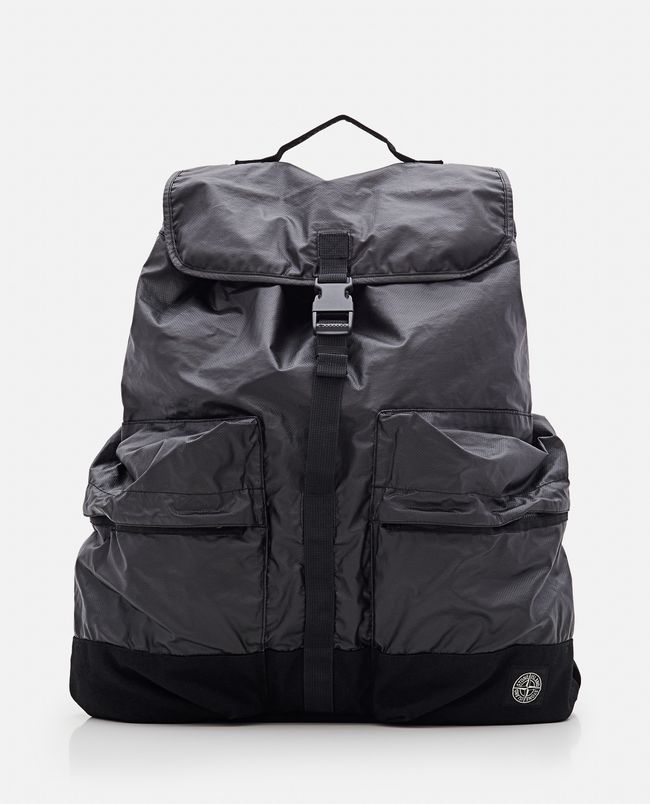 BACKPACK MUSSOLA GOMMATA CANVAS for Men - Stone Island | Biffi 