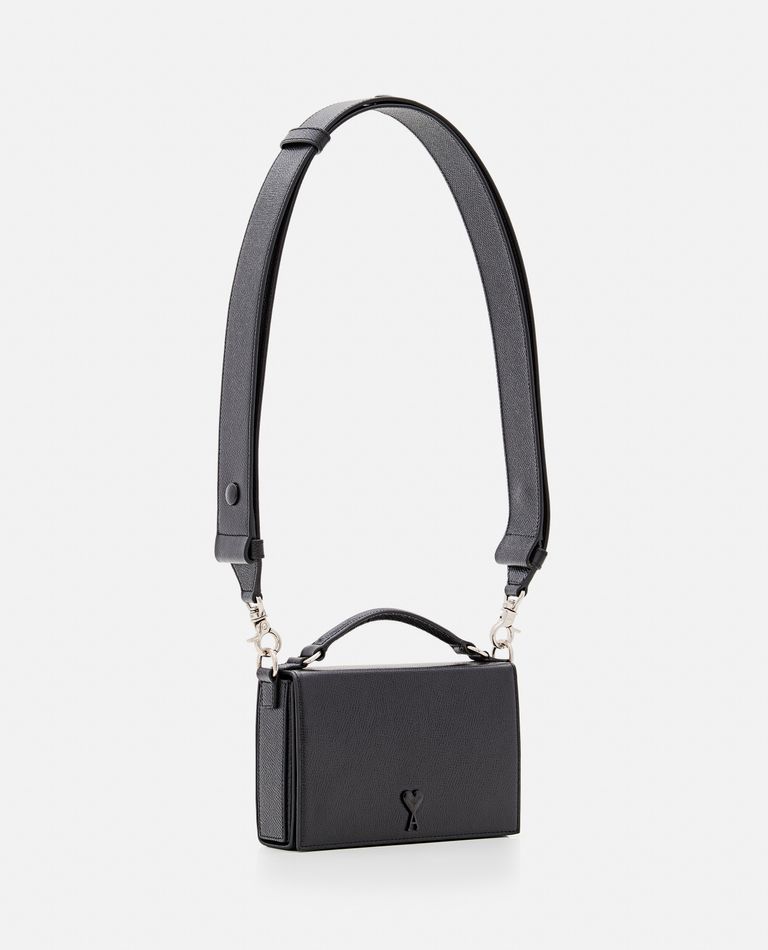 Dark Coffee Ami De Coeur Lunch Box Bag | AMI PARIS