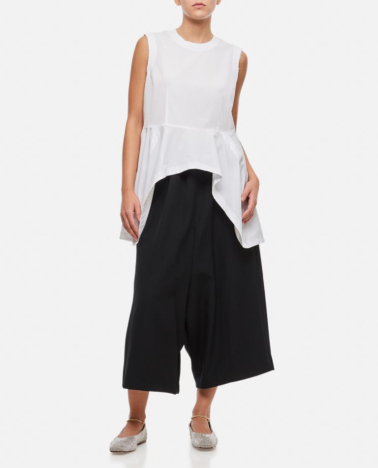 WOOL GABARDINE TROUSERS
