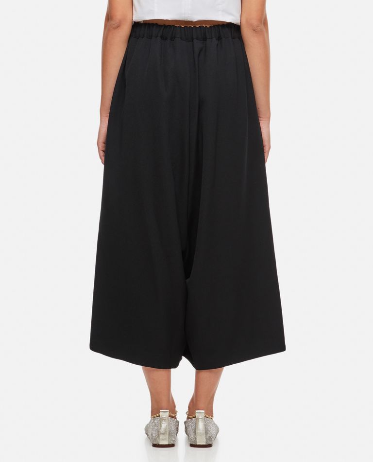 WOOL GABARDINE TROUSERS