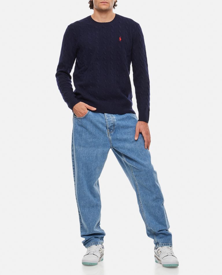 CABLE KNIT WOOL CASHMERE JUMPER for Men - Polo Ralph Lauren