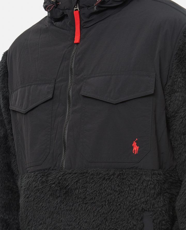 Polo Ralph Lauren - FELPA CON ZIP MISTO SHERPA_4