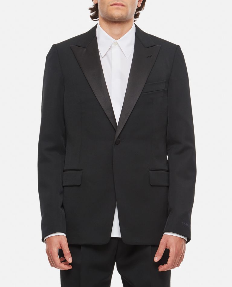 Lanvin  ,  Wool Tuxedo Jacket  ,  Black 48