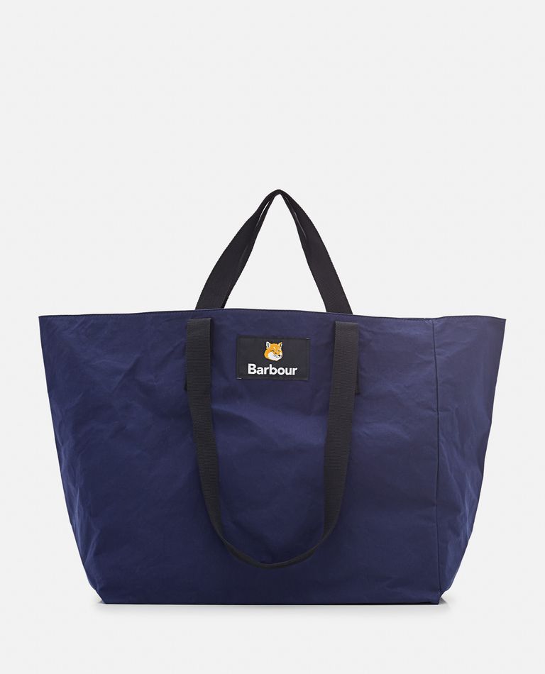 Reversible nylon tote