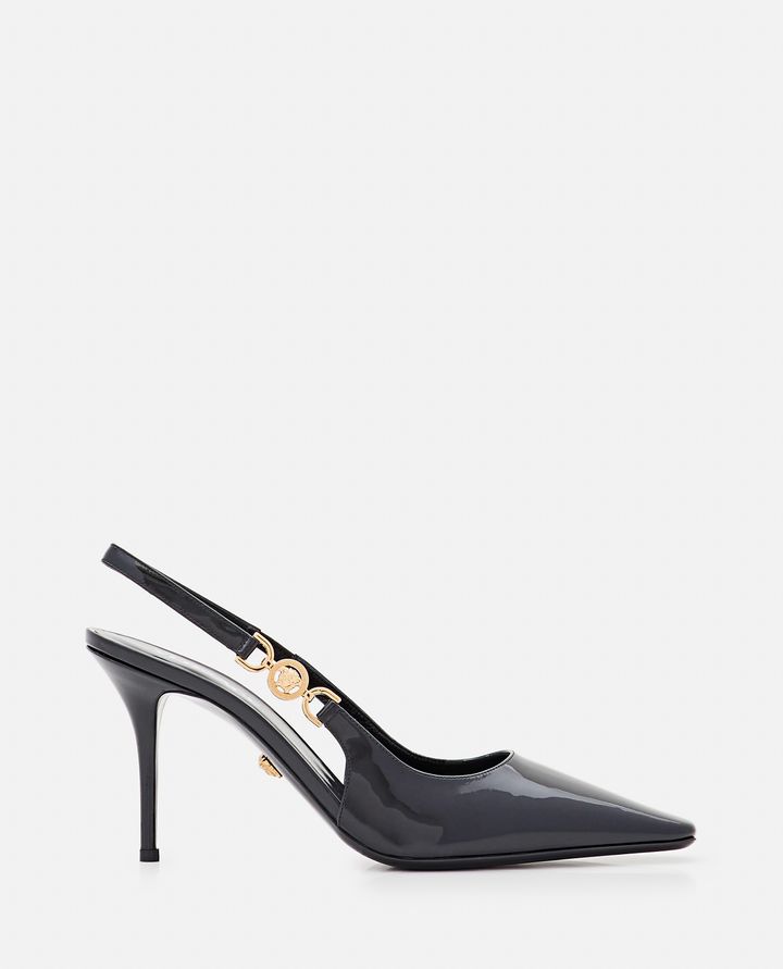 Versace - 85MM CALF PATENT LEATHER PUMPS_1
