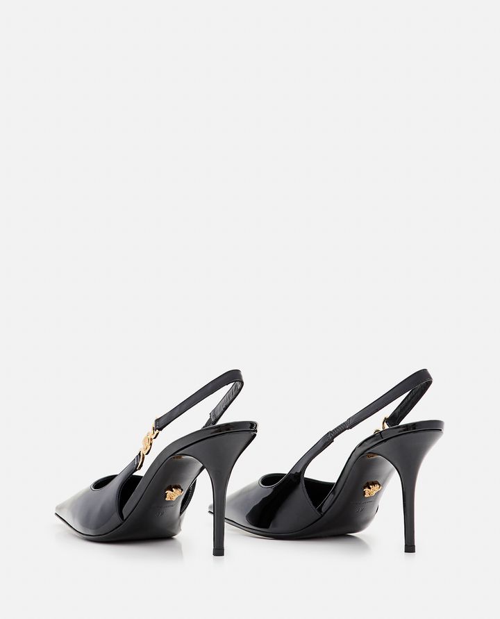 Versace - 85MM CALF PATENT LEATHER PUMPS_3