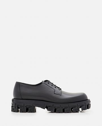 Versace - LEATHER DERBY SHOES