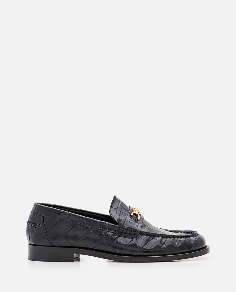 Versace  ,  20mm Calf Leather Loafers  ,  Black 36,5