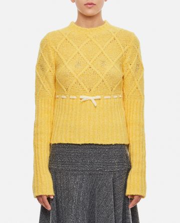 Cormio - OMA EMBROIDERED WOOL BLEND SWEATER