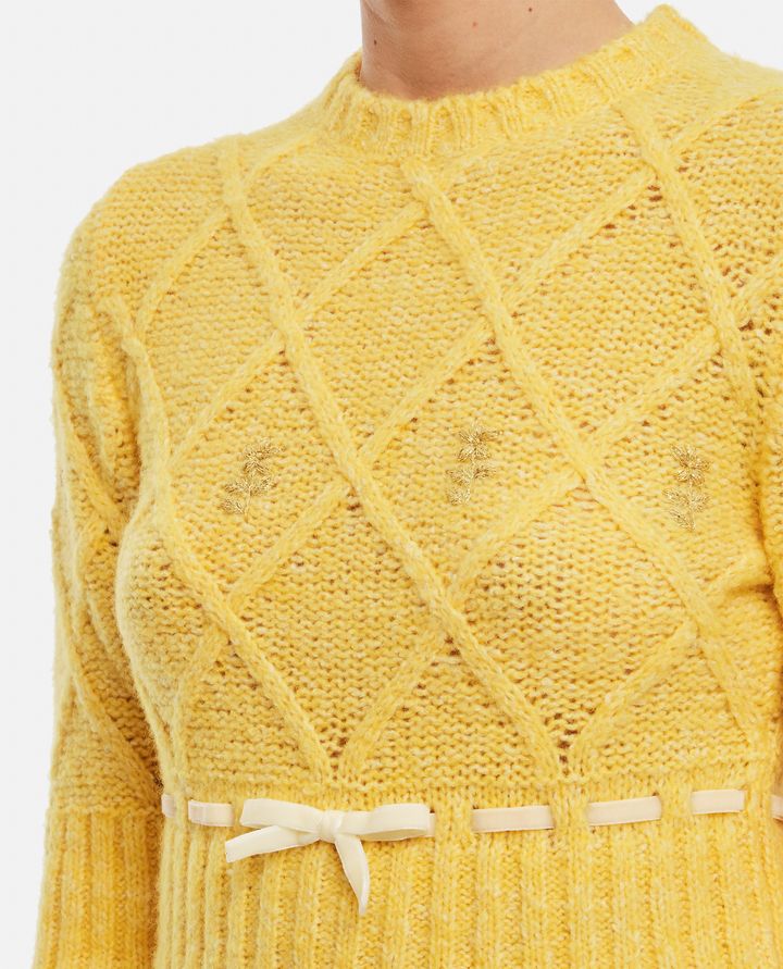 Cormio - OMA EMBROIDERED WOOL BLEND SWEATER_4