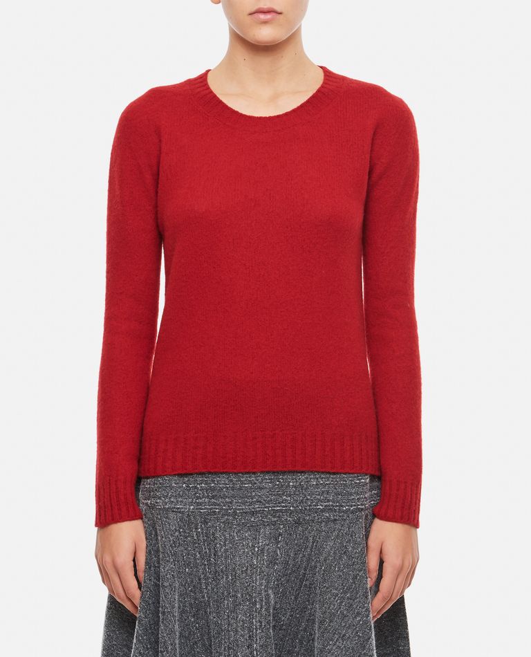Drumohr Lambswool Sweater In Red