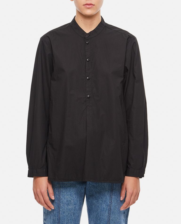 Too Good Cotton Popeline Shirt In Black