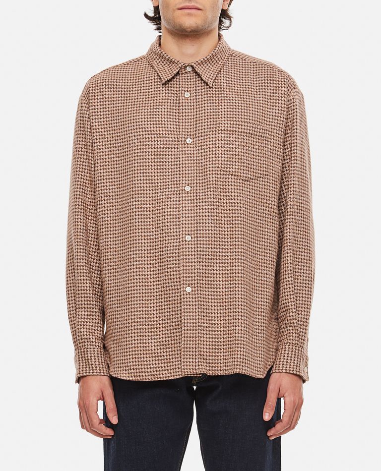 Palmes  ,  Cotton Shirt  ,  Brown 48