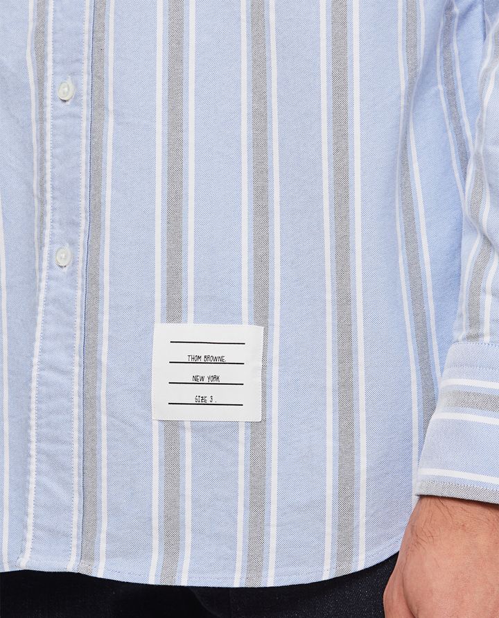 Thom Browne - CAMICIA STRAIGHT FIT BUTTON LS_4