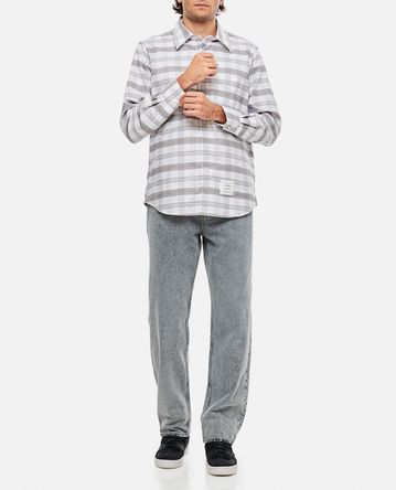 Thom Browne - STRAIGHT FIT SHIRT IN TARTAN CHECK OXFORD