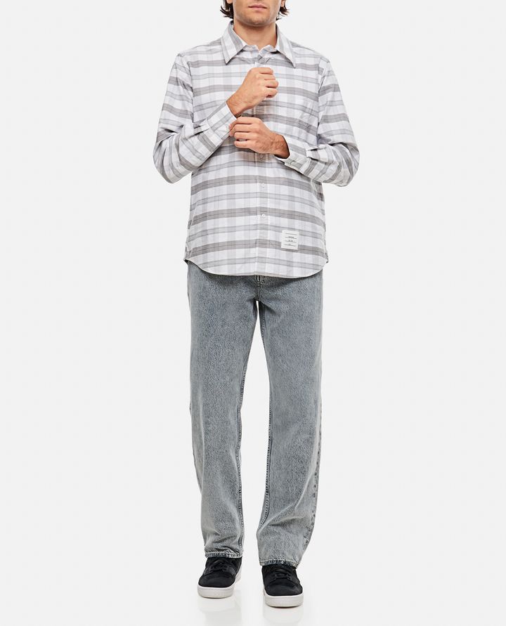 Thom Browne - STRAIGHT FIT SHIRT IN TARTAN CHECK OXFORD_2