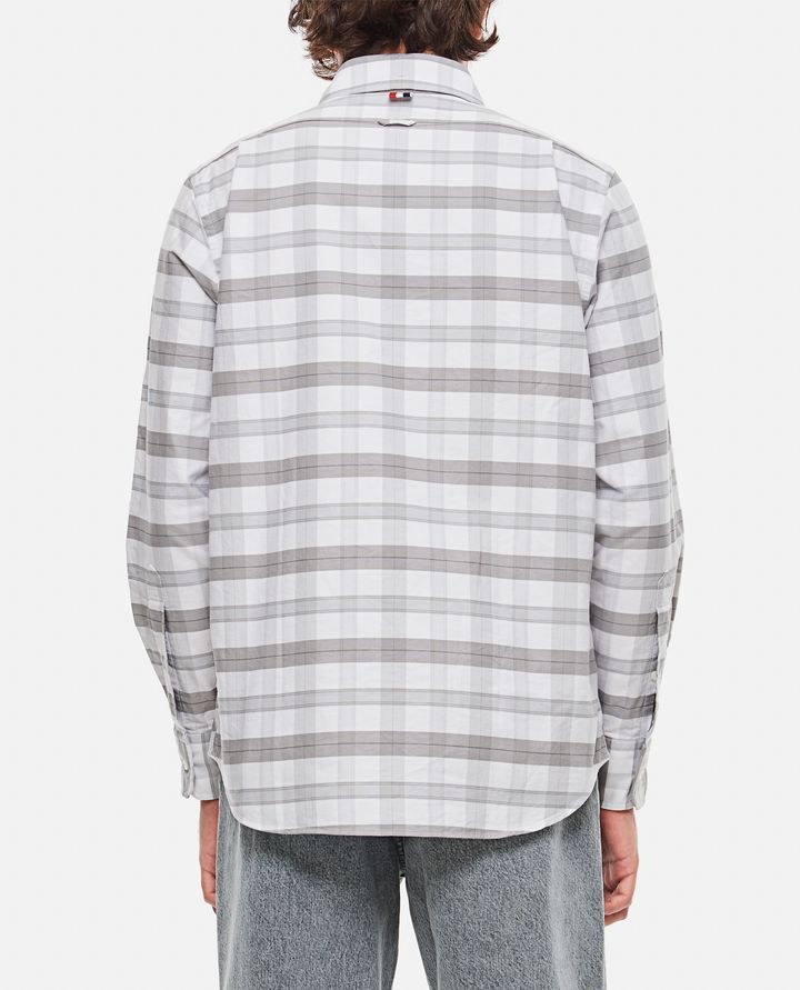 Thom Browne - STRAIGHT FIT SHIRT IN TARTAN CHECK OXFORD_3