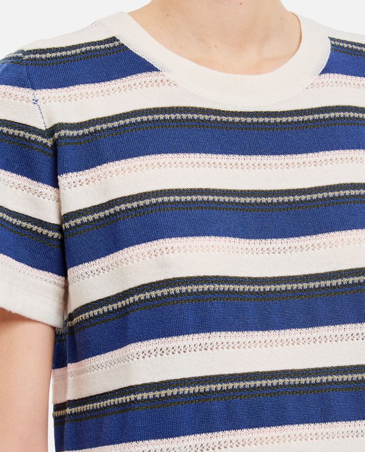 Barrie - CASHMERE STRIPED T-SHIRT_4