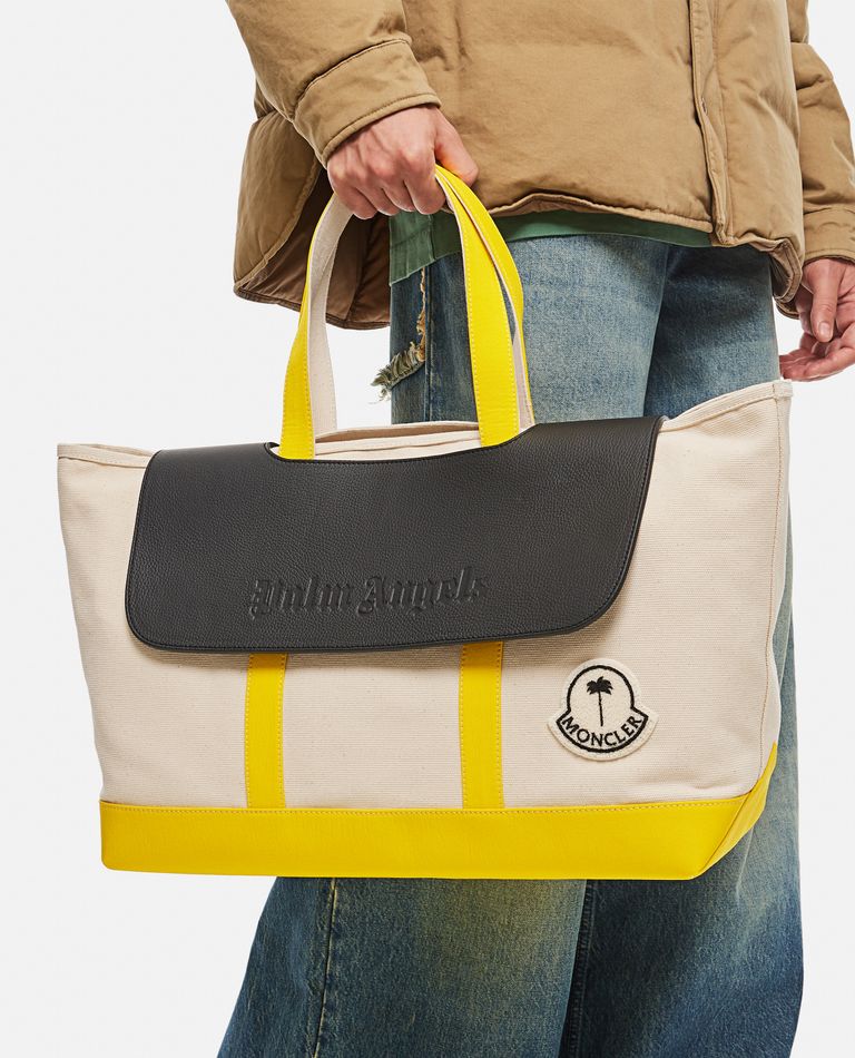 Shop Moncler Genius Tote Bag  X Palm Angels In Multicolor