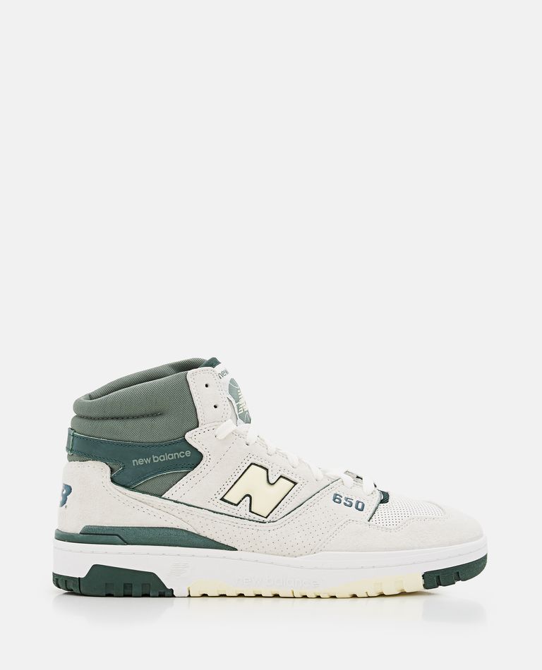 New Balance  ,  High Top 650 Sneakers  ,  White 7,5