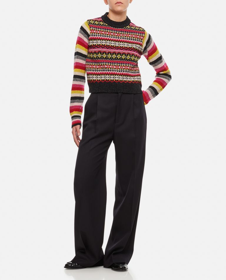 Molly Goddard  ,  Charlie Lambswool Crewneck Sweater  ,  Multicolor S
