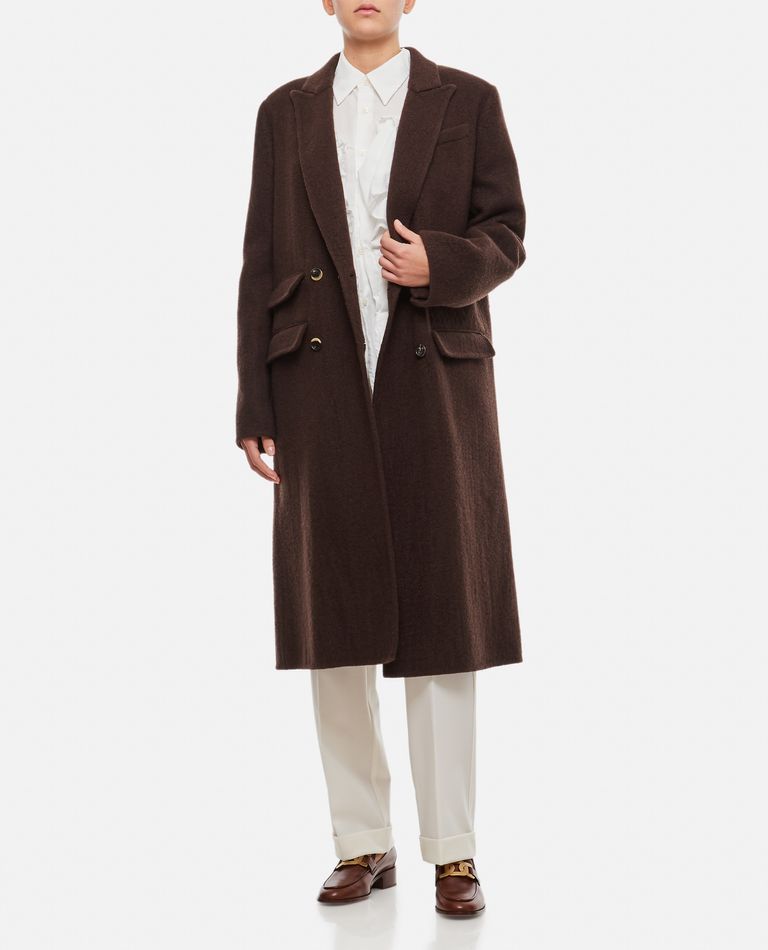 Shop Gabriela Hearst Reed Cashmere Coat In Brown
