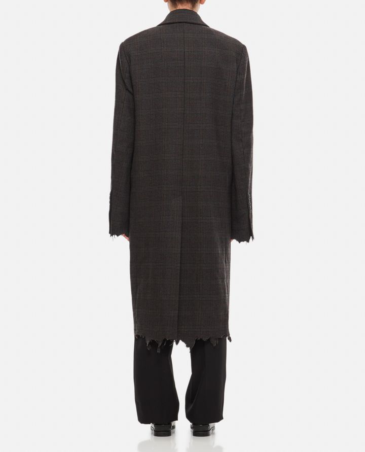 JW Anderson - SINGLE-BREASTED DISTRESSED WOOL COAT_3