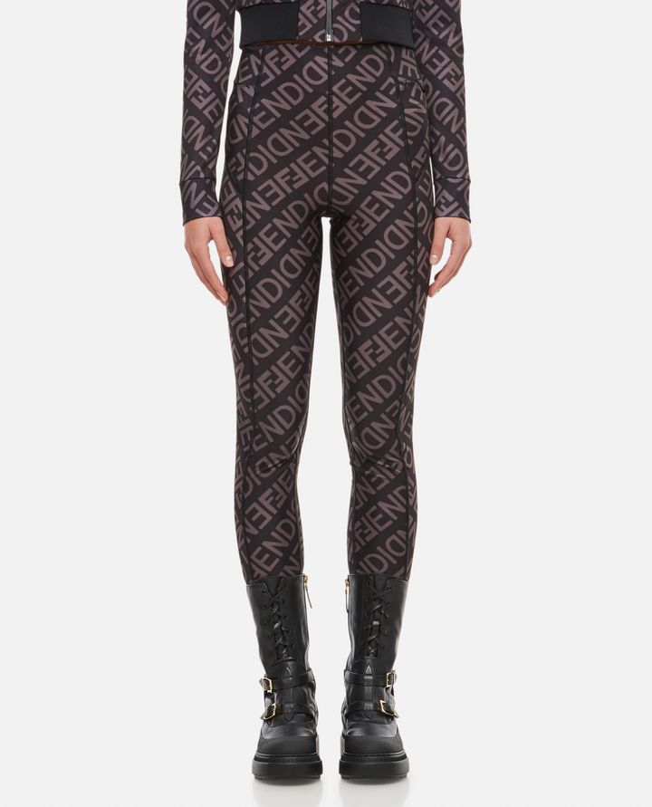 Fendi - FENDI LOGO LEGGINGS_1