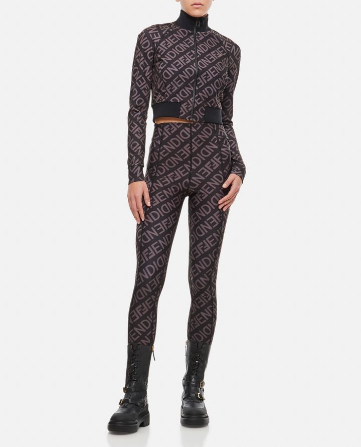Fendi - FENDI LOGO LEGGINGS_2