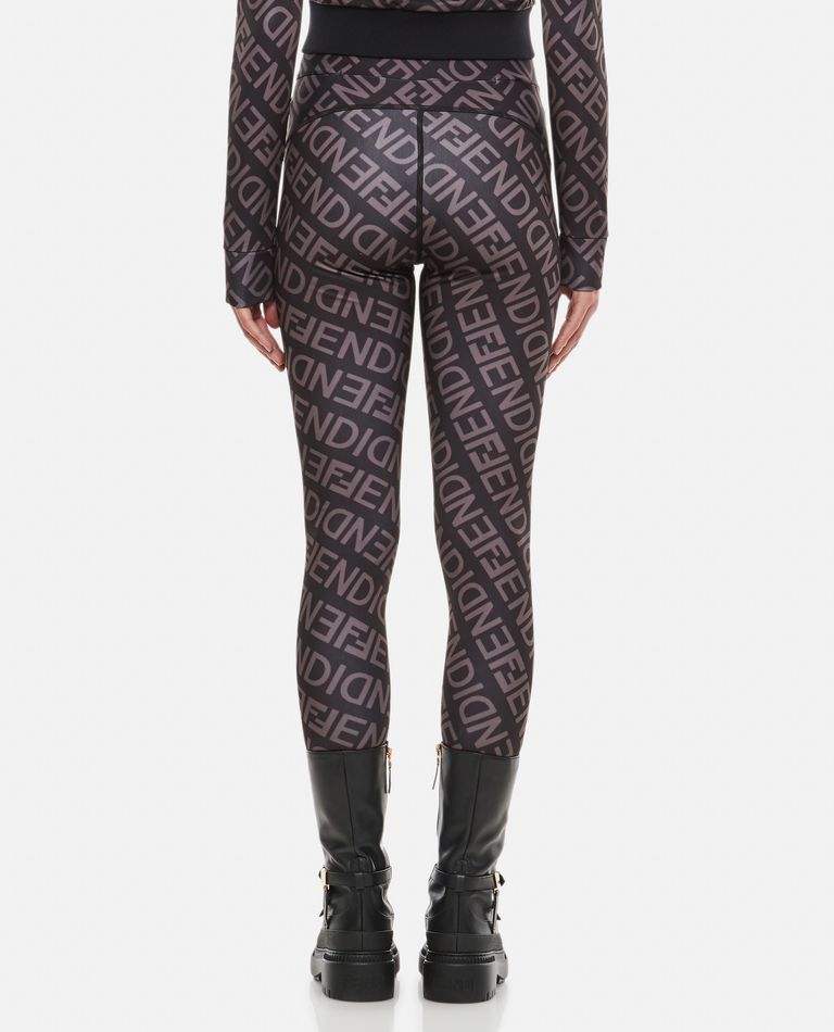 Black cheap fendi leggings