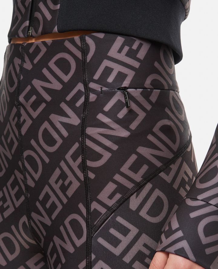 Fendi - FENDI LOGO LEGGINGS_4