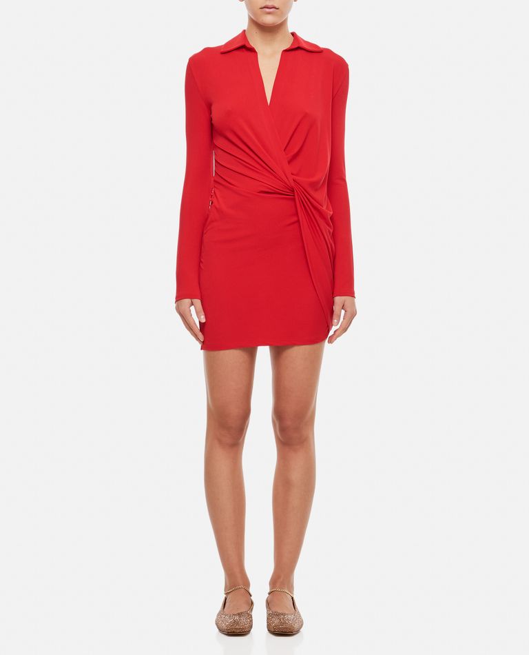 Jacquemus  ,  La Robe Bahia Jersey Mini Dress  ,  Red XS
