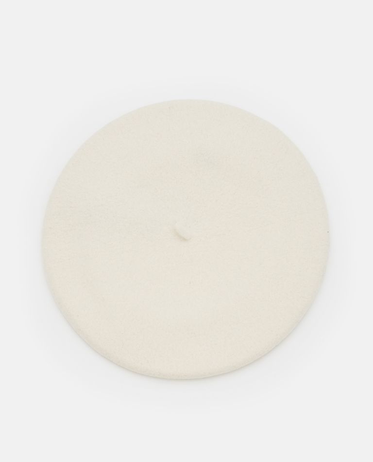 Shop Borsalino Wool Beret In Beige