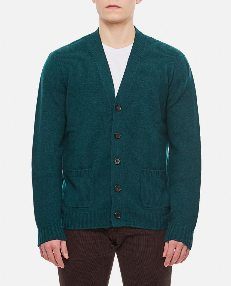 Drumohr  ,  Wool Cardigan Sweater  ,  Green 52