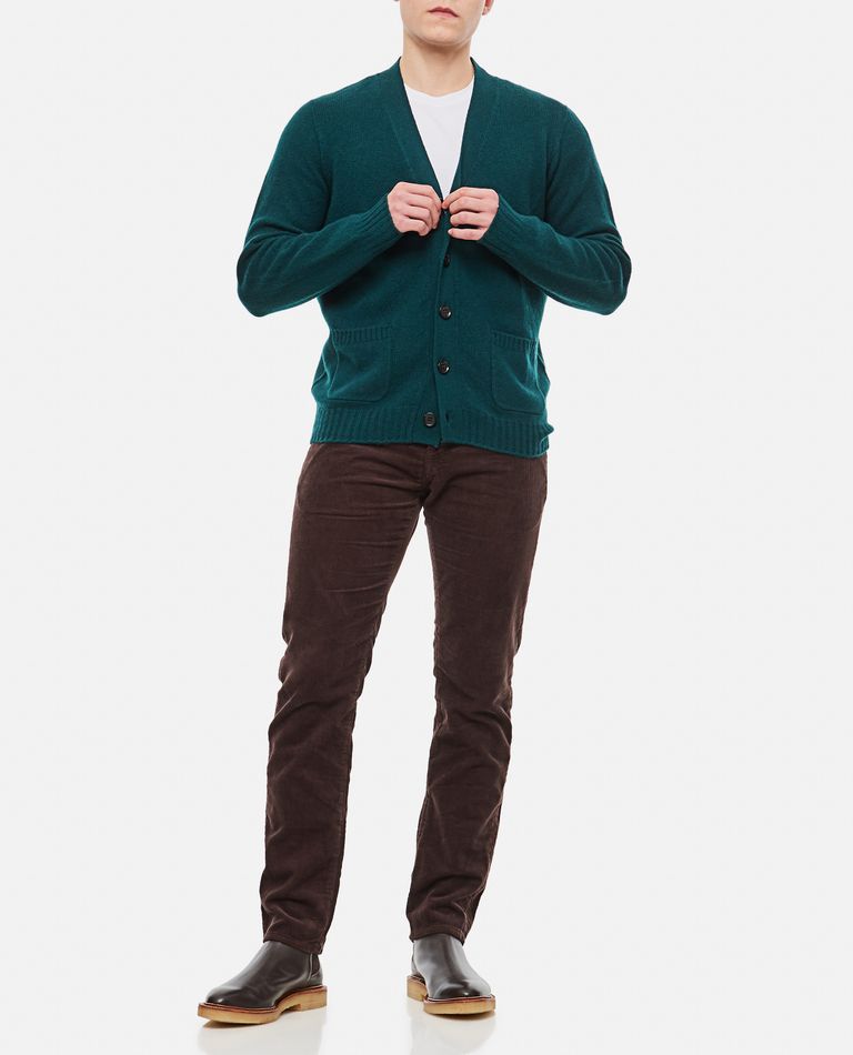 Drumohr  ,  Wool Cardigan Sweater  ,  Green 56