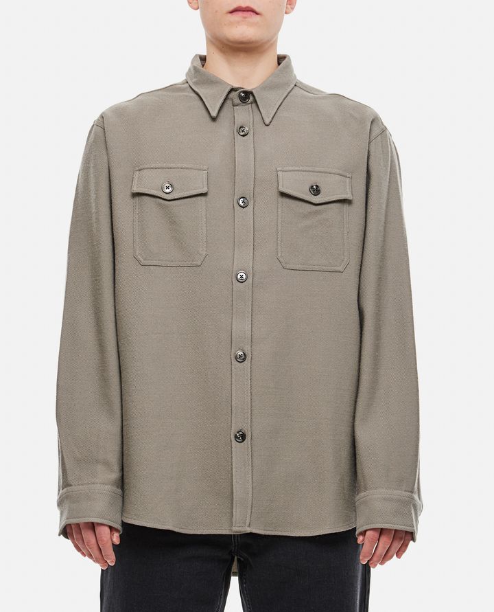 Ami Paris - OVERSHIRT WITH CHEST POCKET_1