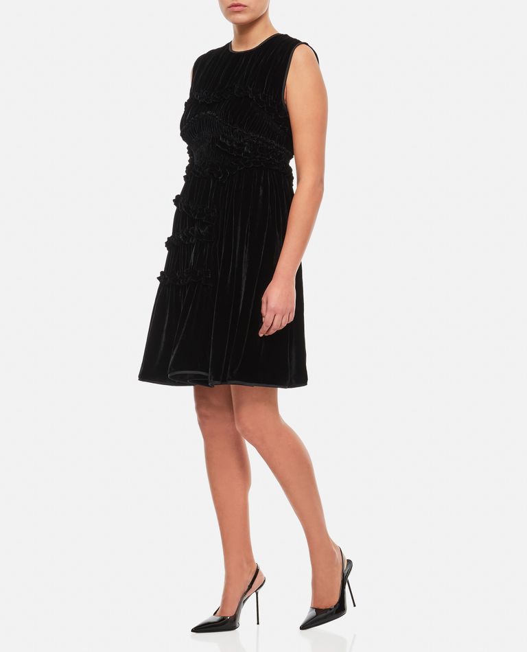Cecilie Bahnsen  ,  Uki Sleeveless Velvet Dress  ,  Black 10