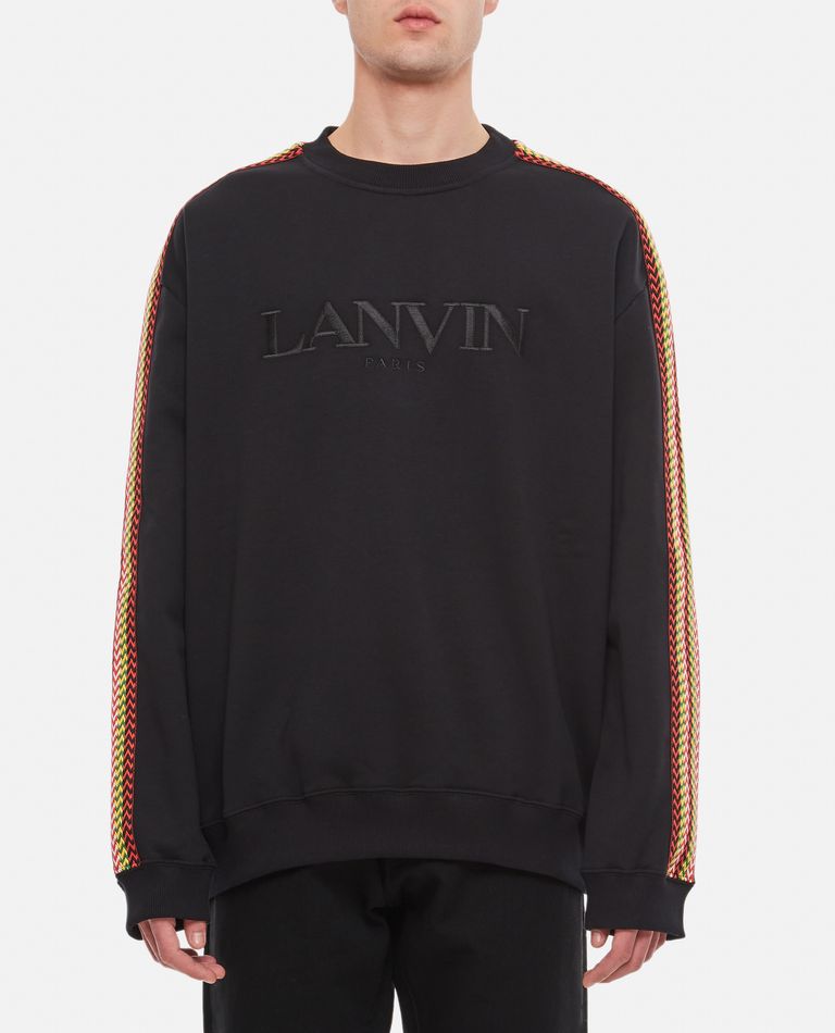 Lanvin  ,  Side Curb Oversized Sweatshirt  ,  Black M
