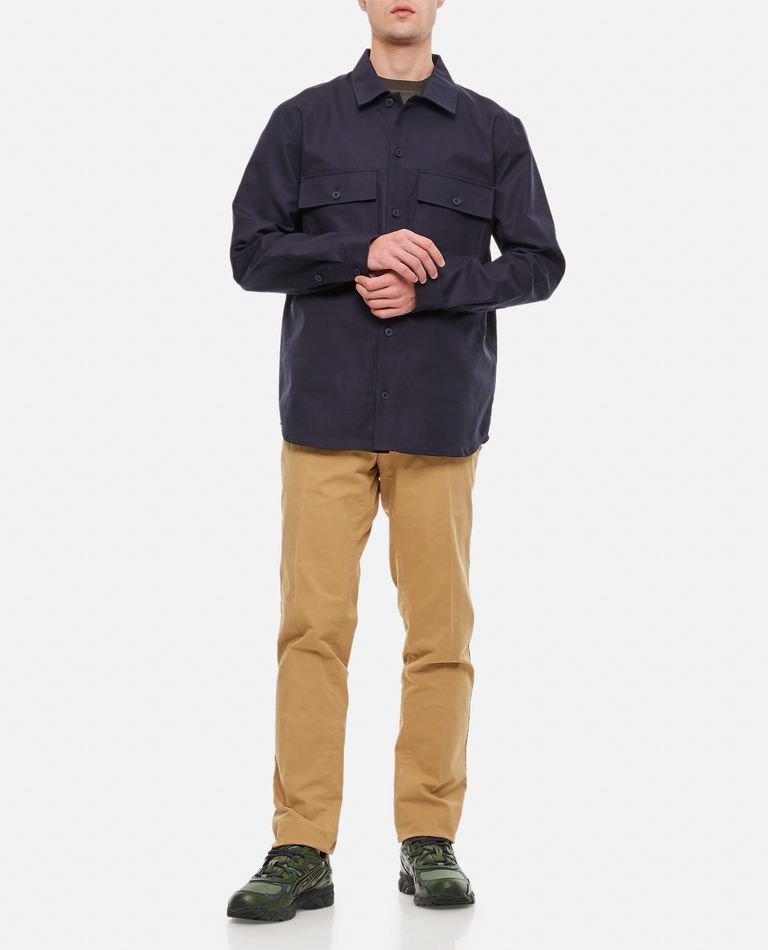 Shop Closed Utility Shirt In Blue