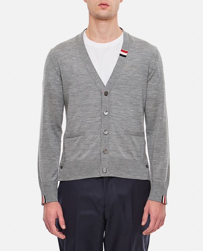Thom Browne Jersey Stitch Relaxed Fit In Grey