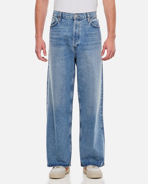 Monogram Baggy Stonewash Jeans
